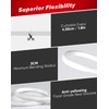 Shine Decor COB LED Rope Light AC 120V, 800lm Ultra