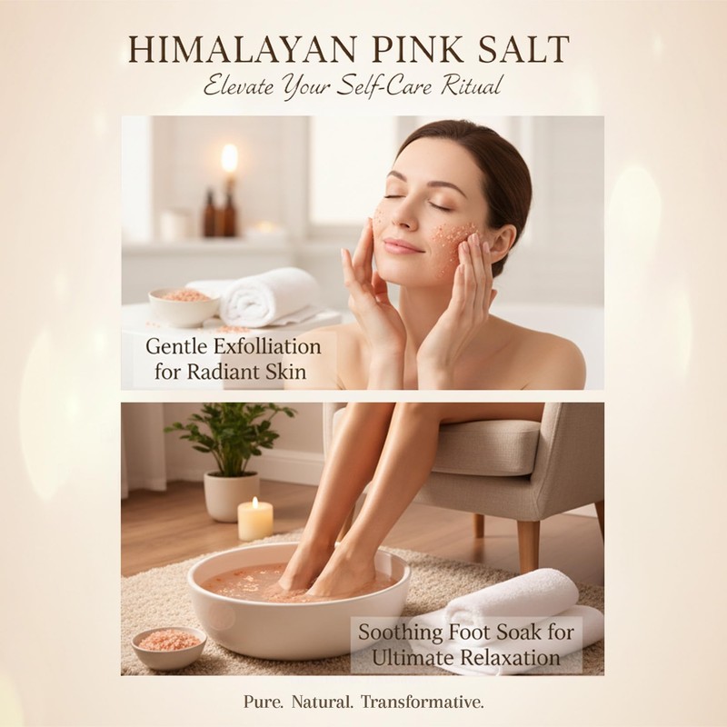 MAQIHAN Pink Himalayan Bath Salt - 10 Oz Himalayan Pink