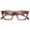 FEISEDY Square Cat Eye Reading Glasses Blue Light Blocking Women