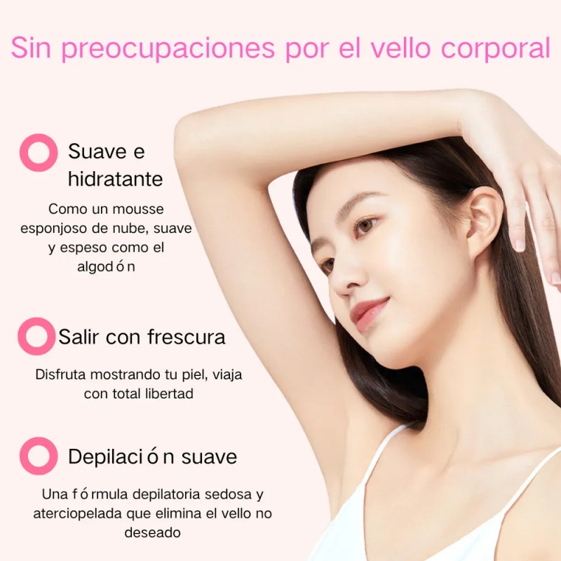 Crema Depilar Profesional Depilación De Vello Facial Labial
