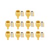 POBADY 10PCS SMA Conectores SMA Macho Crimpado Connector para RG316