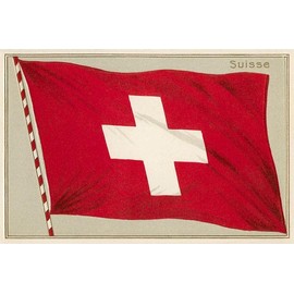Swiss Flag - Vintage Image