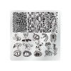 Vnc Nail Stamping Plates Set 12Pcs Nail Plates 1 Nail