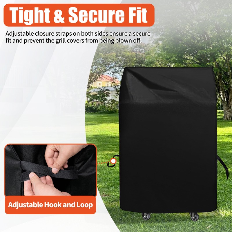 Grill Cover 30in, iCOVER Waterproof BBQ Covers for Two Burner