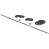 Signature Fitness Cast Iron Standard Weight Plates Including 5FT Standard