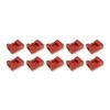 Industrial Chopstick Rest and chopsticks Bridge Stop Unisex [Vermillion] Pack