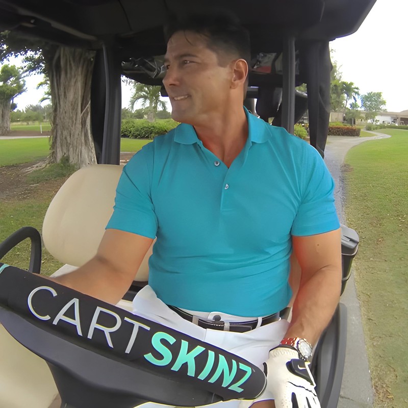 CartSkinz Neoprene Golf Cart Steering Wheel Cover - Universal Fit
