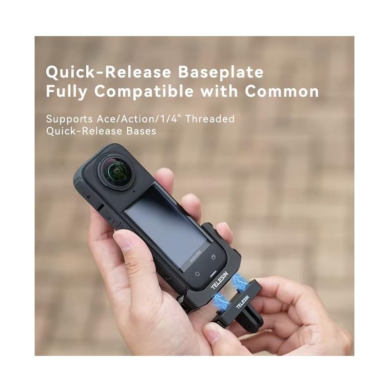 Insta360 X4 Cold Shoe Extension Adapter Shoe Extension Mount Bracket