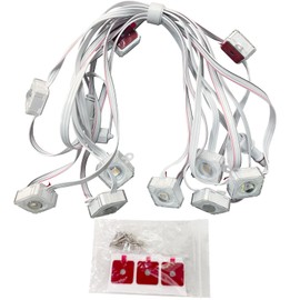 ASAHOM 16.4ft Extension Lights, Only Compatible S1050 RGBCW Permanent Outdoor Lights(Not Include Power Supply)-White