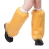 Faux Fur Cuffs Furry Long Leg Warmer Wrist Womes Vibrant