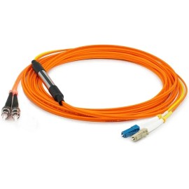 UD_AddOn 10m LC (Male) to ST (Male) Orange OM1 & OS1 Duplex Fiber Mode Conditioning Cable