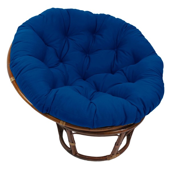 Blazing Needles Twill Papasan Cushion, 44" x 6" x 44",