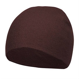 TOP HEADWEAR Short Cuffless Beanies - Brown