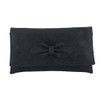LONI Gorgeous Faux Suede Clutch Shoulder Bow Bag