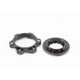 Lightweight 26g MicrOHERO CNC Aluminum Alloy Easy Install 6 Hole Rotor/Center Lock Rotors Disc Brake Rotor Conversion Adapter DS01 (Black)