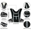 Premium Reflective Running Vest Phone Holder, Water Bottle Pocket, Adjustable