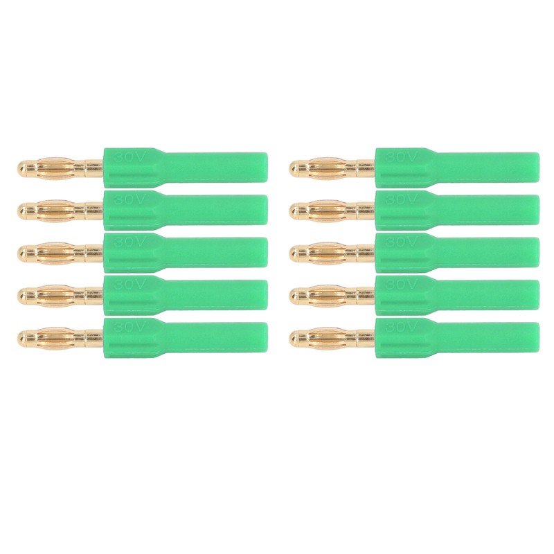 10Pcs Banana Plug 4.0mm Male to 2mm Female Connector 30V