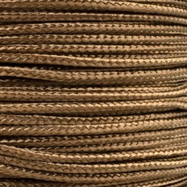Paracord Planet Micro Paracord – Thin Braided Cord for Crafting, Fishing, and DIY Projects in 125 ft Spools – Coyote Brown