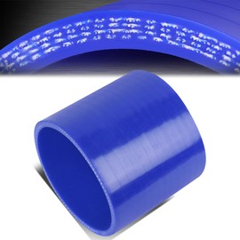 3 Inches 3-Ply Turbo Intake Piping Connector Coupler Silicone Reducer Hose, Blue