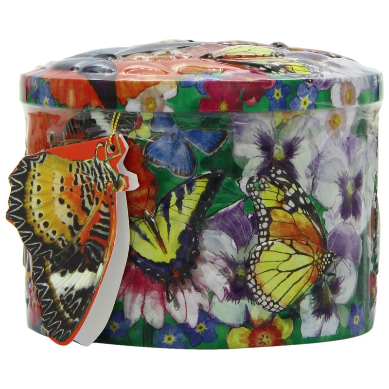 Gardiners of Scotland Handmade Fudge 200g Round Tin, Butterfly Vanilla