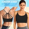 Strappy Sports Bras Women High Impact, Non Wired Yoga Bra