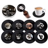 The Beatles - 8 Piece Mini Vinyl Record Coaster Set