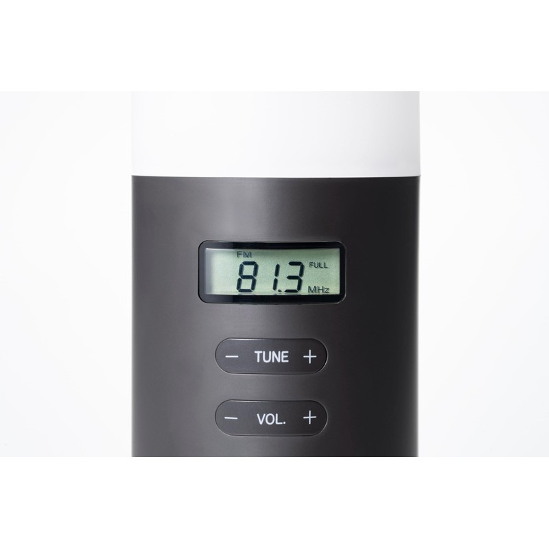 ±0 XAR-J010 Disaster Prevention Radio (Black)