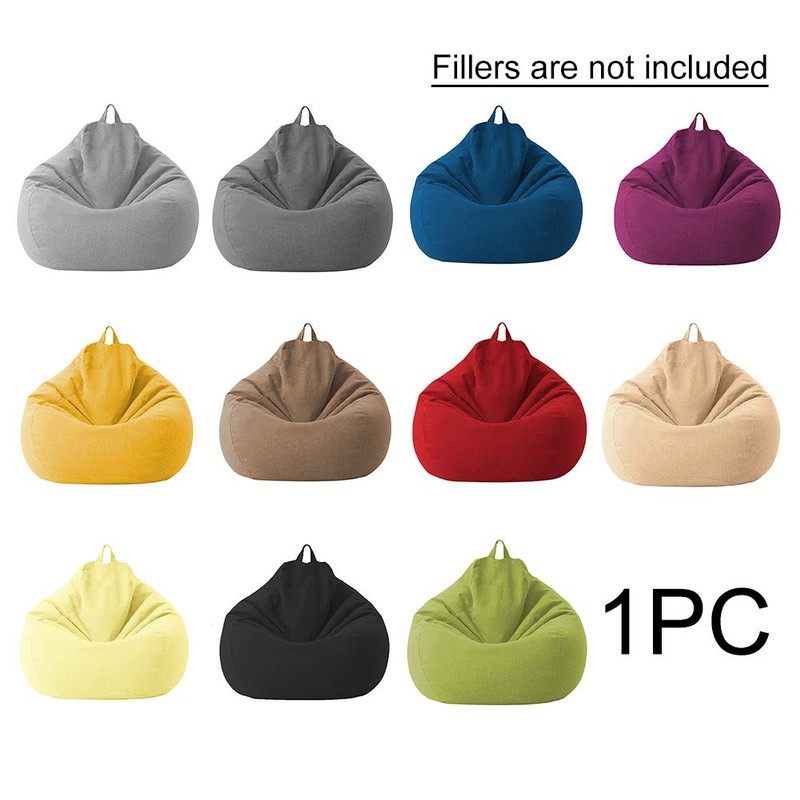 Bean Bag Cover Cotton Linen Cover 100 x 120 cm