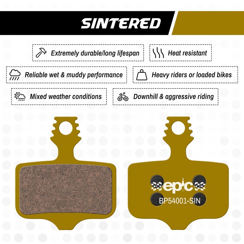 epic Disc Brake Pads for SRAM Rival, RED, Apex, Force,