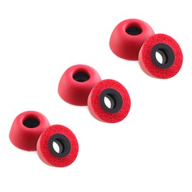 NANLANFAN Replacement Foam Ear Tips for Nothing Ear/Nothing Ear (a) / CMF Buds Pro 2 / CMF Buds 2 Plus/CMF Buds 2a Wireless Earbuds, Ultimate Comfort, 3 Pairs (S/M/L, Red)