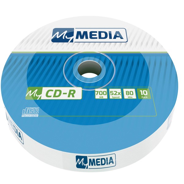 MyMedia CD-R - 700MB with 52x Burning Speed, wrap of
