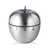 Kitchen Timer Cute Manual Stainless Steel Mechanical Rotating Alarm 60