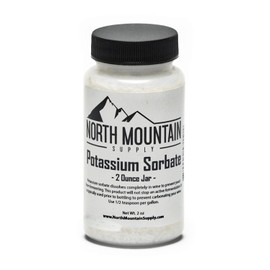 North Mountain Supply Food Grade Potassium Sorbate Stabilizer - 2 Ounce Jar