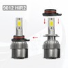 MACHSWON 2pcs 9012 HIR2 LED Car Headlight Adapter Socket Lamp