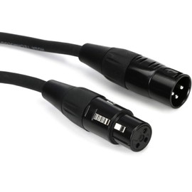 Hosa Cable de micrófono HMIC-100 Pro, REAN XLR3F a XLR3 metro XLR3, 100 pies