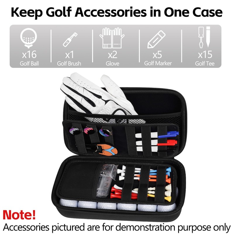 Craftsman Golf Glove Holder Case with Glove Shaper Portable Golf