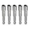 QUARKZMAN 5 Pieces Hex Nut Driver Drill Bit 1/4 Inch