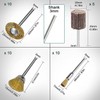 EEEKit 75PCS Abrasive Buffing Polishing Wheels Wire Brushes Set, Wool