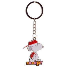 Snoopy keyring, gray