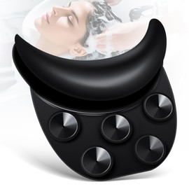 Shmian Shampoo Bowl Neck Rest, Comfortable Neck Rest Cushion for Home Beauty Salon, Barbershop and Hair SPA, Professional Silicone Hair Washing Neck Support Neck Pad (Regualr Soft Silicone-2)