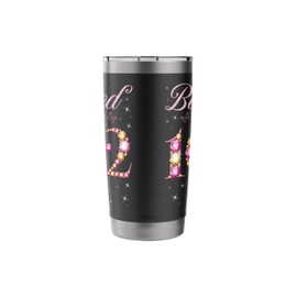 Blessed By God For 102 Years Old 102nd Birthday Party B-Day Stainless Steel Insulated Tumbler