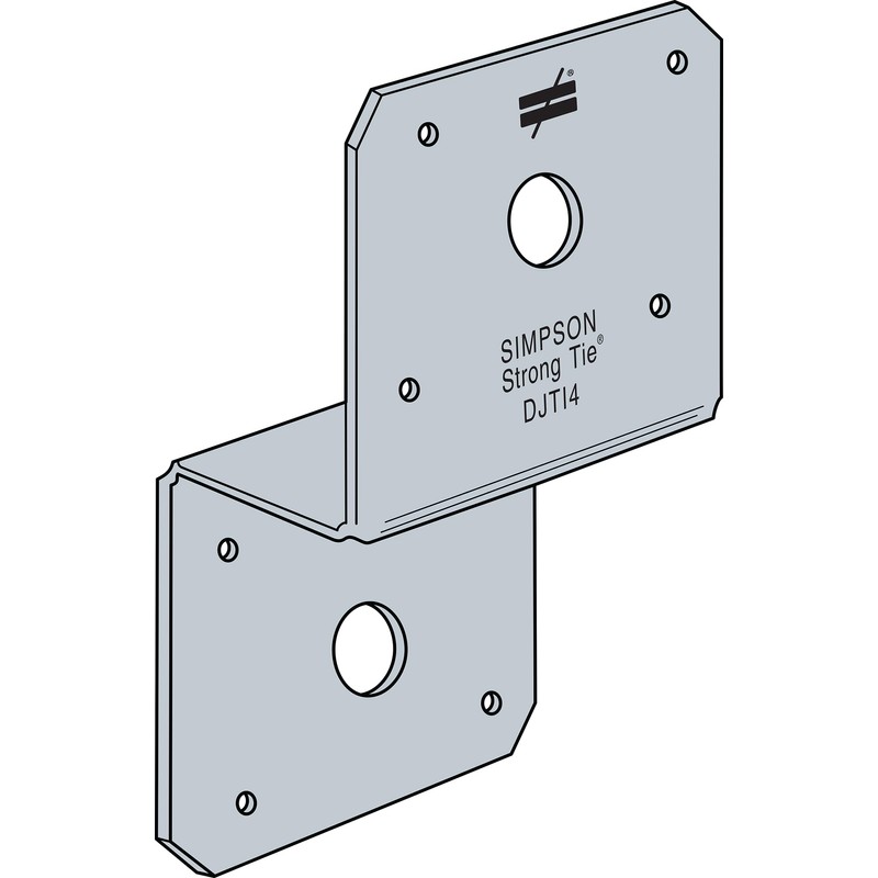 Simpson Strong-Tie DJT14Z DJT 14-Gauge ZMAX Galvanized Deck Joist Tie