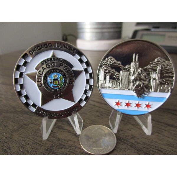 Chicago Police Detective Murder City USA CPD Challenge Coin