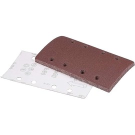 BOXONLY Hook and Loop Sanding Sheet Sander Sandpaper 8 Hole 80 Grit 10pcs for 1/3 Sander