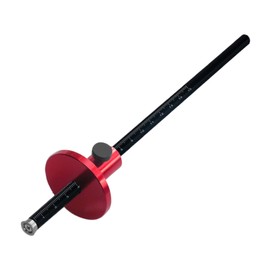 Wheel Marking Gauge Woodworking - Aluminum Alloy Wood Marking Gauge for Carpenter - Woodworking Scribing Aid, Easy Grip Parallel Lines Drawing Aid for Solid Wood Plywood