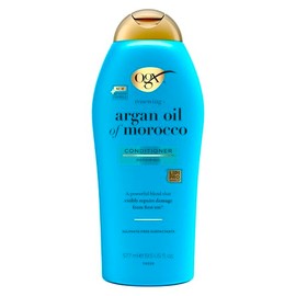 OGX, Acondicionador Argan Oil, Ideal para Cabello Seco y Dañado, Nueva Fórmula con Tecnología LipiPro Shield, 577ML
