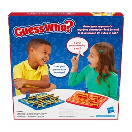 Hasbro Guess Who? Board Game with People and Pets, The Original Guessing Game for Kids Ages 6 and Up, Includes People Cards and Pets Cards (English), F1360