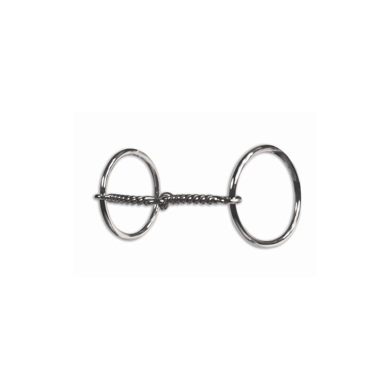 BP O-Ring Twisted Wire Snaffle