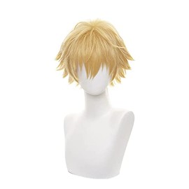 LVMEY Denge Cosplay Wig, Chainsawman Cosplay Wig, Heat Resistant Wig, For Disguise, Wig Net Included, Wig, Cosplay Costume, Halloween, Christmas, Cultural Festival, Costume Accessory
