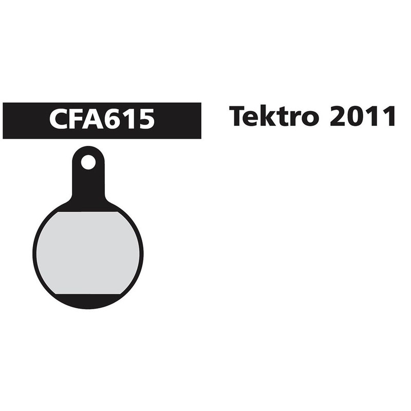 EBC Tektro Lyra/IOX.11 Disc Brake Pads, Green – Organic (Standard),